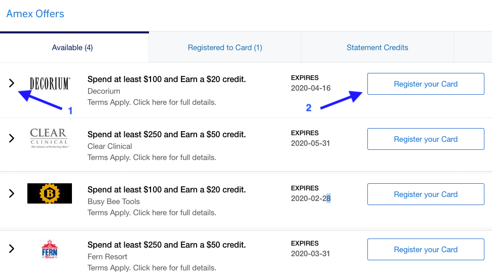 Amex Offers Online