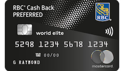 RBC Cash Back Preferred World Elite Mastercard