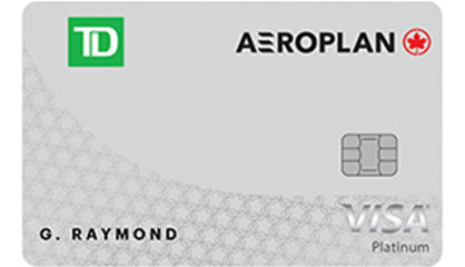 TD Aeroplan Visa Platinum Card