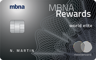 MBNA Rewards World Elite Mastercard