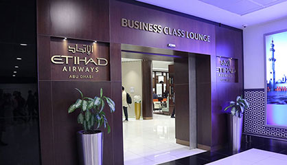 Etihad Business Class Lounge Abu Dhabi