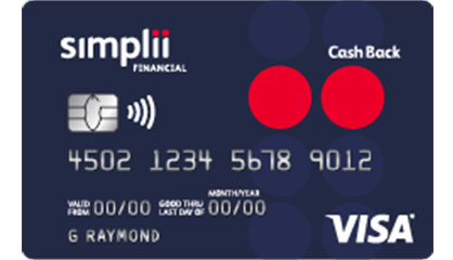 Simplii Financial Cash Back Visa Card